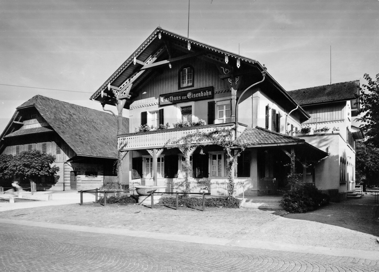 Gasthaus zur Eisenbahn 1955 