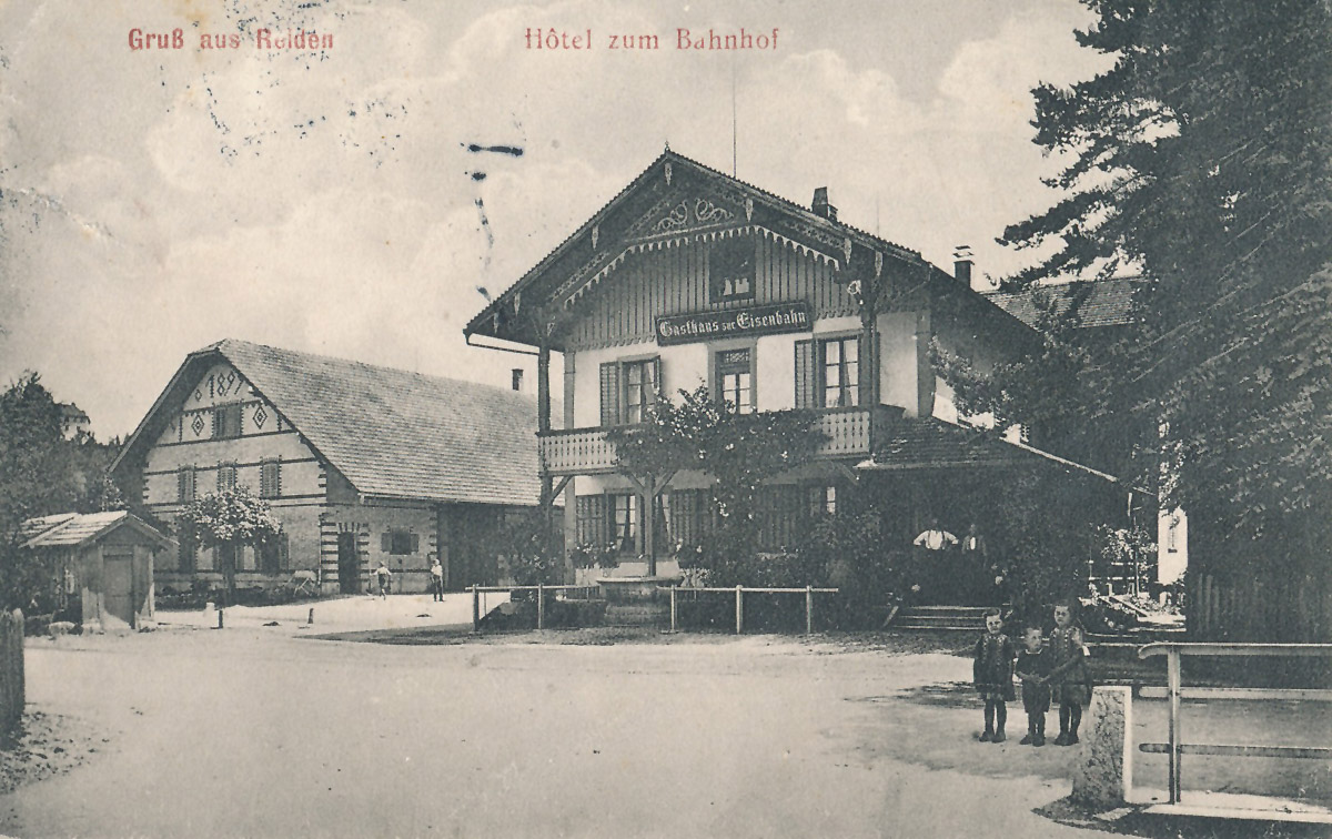 Gasthaus zur Eisenbahn 1913 